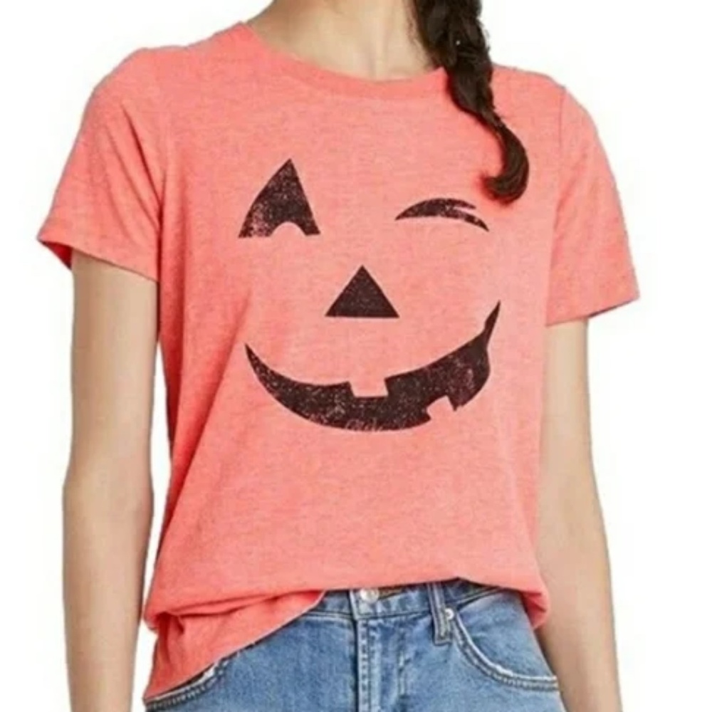 NWT Grayson Threads Winking Pumpkin Orange Tee Shirt, XL